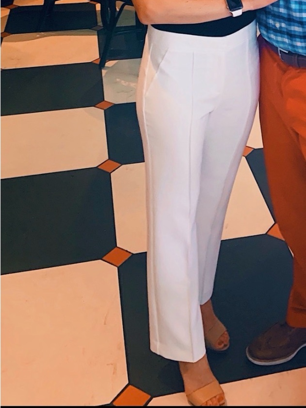 Trina Turk Women’s White Dress Pants - Tailored Straight Leg